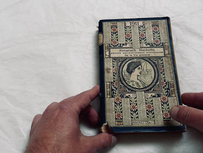 1910s – 540 Pages Almanach Hachette – Vintage Hachette Almanach – Early 1900s French Illustrated Yearbook