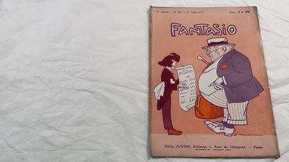 1920s - French magazine "Fantasio" with articles, photos, advertising, etc. - 1922 - 30 pages - Two pages missing
