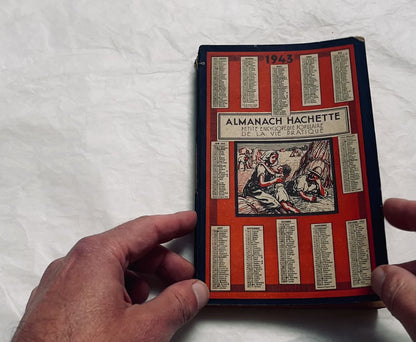 1940s – 300 Pages Almanach Hachette – Vintage French almanac – Wartime edition of the “Practical Life Encyclopedia”
