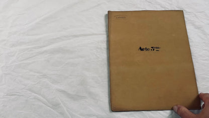 Late 19th - Vintage 31 pages French Play Manuscript - Original Handwritten Theatrical Script - Antique Performing Arts Document