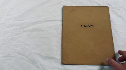 Late 19th - 33 Pages French Theatrical Play Manuscript - Vintage Handwritten Drama Script - French Historical Document