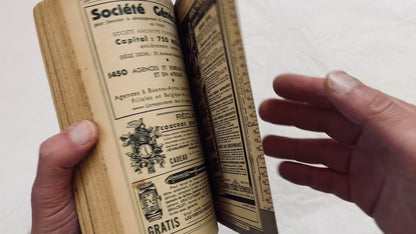 1940s – 300 Pages - Almanach Hachette – Vintage French illustrated almanac – Practical life & advertising encyclopedia