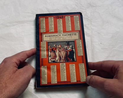 1940s – 300 Pages Almanach Hachette – Vintage French almanac – Wartime edition of the “Practical Life Encyclopedia”