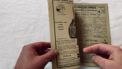 1920s – French Magazine - Le Chasseur Français - French vintage illustrated lifestyle & advertising publication