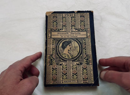 1930s – 460 Pages - Almanach Hachette – Vintage French illustrated almanac – Practical life & cultural encyclopedia