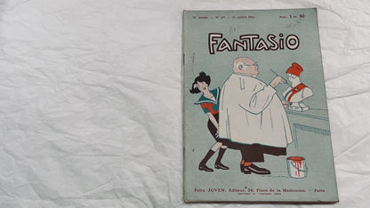 1920s - French magazine "Fantasio" with articles, photos, advertising, etc. - 1924 - 34 pages - 2 pages missing