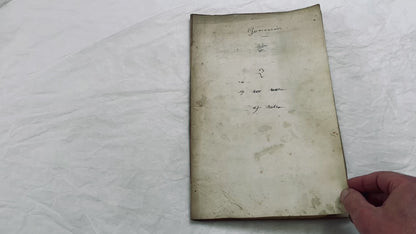 Mid 19th – 100-Pages French handwritten theater manuscript – Literary working draft of a play’s first act with author corrections