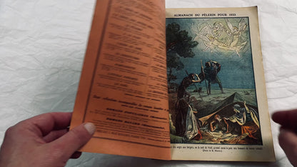 1930s - Antique 1933 French Catholic Pelerin Almanac - Vintage Religious Publication - Illustrated Calendar - Paris Good Press Collectible