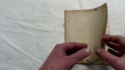 Late 19th Century - 42-pages Antique French Handwritten Book - Original Manuscript