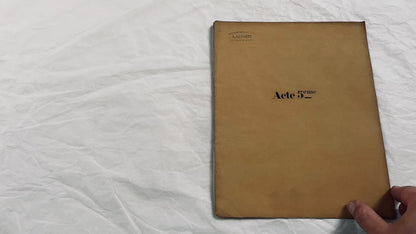 Late 19th - Original 21 pages Handwritten French Theatrical Play Script - Vintage Drama - Historical Manuscript - Theater Collectible