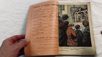 1920s - French Catholic Almanac 1926 - Annual Pilgrim Guidebook - Vintage Religious Text - Paris Art Deco Exposition