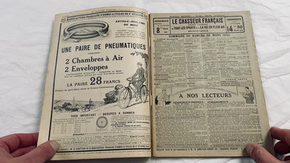 1920s – French Magazine - Le Chasseur Français - French vintage illustrated lifestyle & advertising publication