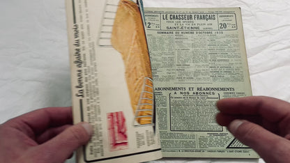 1930s – French Magazine - Le Chasseur Français - French vintage illustrated lifestyle & advertising publication