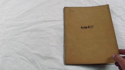 Late 19th - French 18 pages Play Manuscript - Original Handwritten Theatrical Script - Dramatic French Play Script - Archival Document