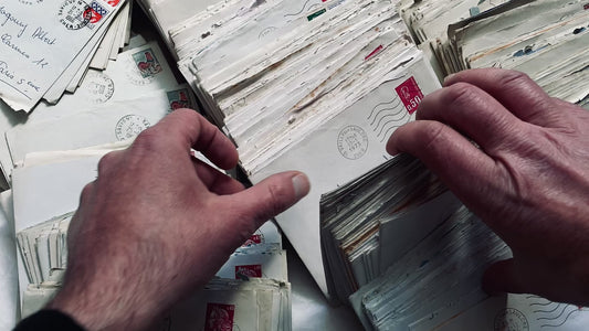 1960s - 1970s - 5 or 10 letters from a mother to her daughter and her son-in-law - Handwritten letters in their envelope