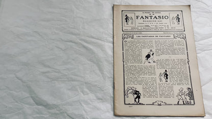 1910s - French magazine "Fantasio" with articles, photos, advertising, etc. - 36 pages - Without cover pages
