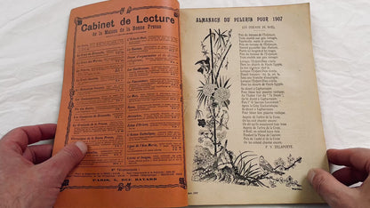 1900s - Vintage 1907 French Almanach Du Pelerin - Illustrated Catholic Historical Events Magazine - Palais De La Paix - Zouaves