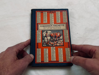 1940s – 300 Pages Almanach Hachette – Vintage French almanac – Wartime edition of the “Practical Life Encyclopedia”